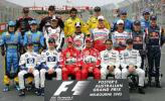 图文-F1澳大利亚大奖赛开赛在即众车手齐聚一堂